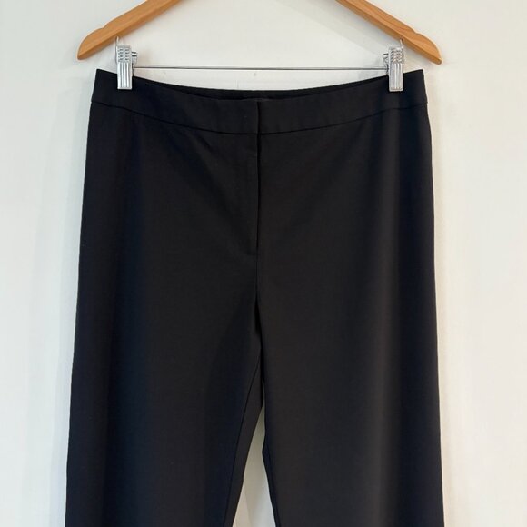 Lafayette 148 Black Tailored Wool Blend Pants Sz 10 Tall Classic Dress Pants - Picture 4 of 9